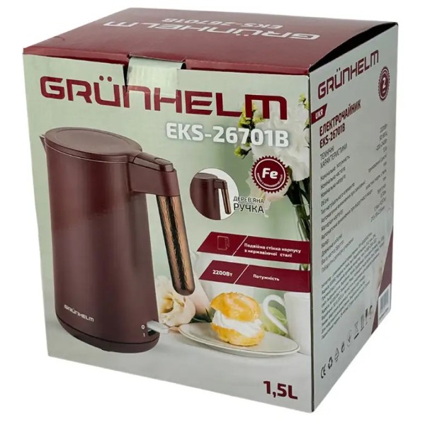 Фото - Электрический чайник Grunhelm EKS-26701B